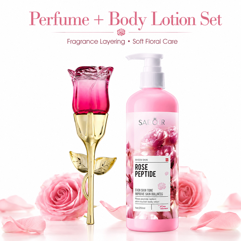 Perfume Fragrance Body Lotion - Набор парфюмерной воды и лосьона для