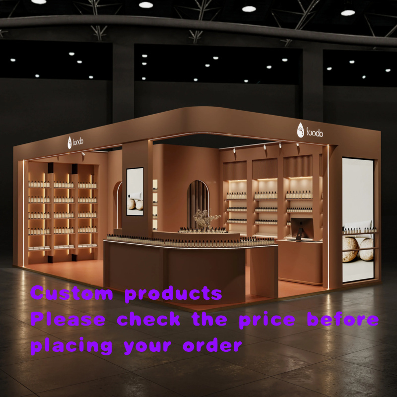 Perfume Fragrance Shop - Элегантный дизайн парфюмерного киоска, круглая витрина