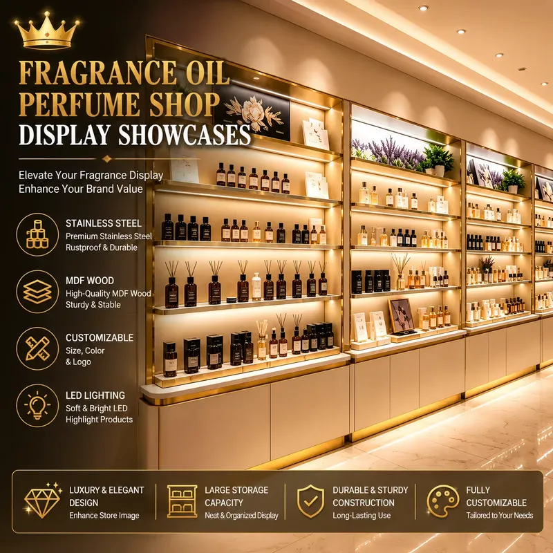 Perfume Fragrance Shop - Витрины для демонстрации парфюмерных масел и